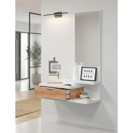 Mueble Recibidor Lía con Espejo 116x81 cm - Montiel