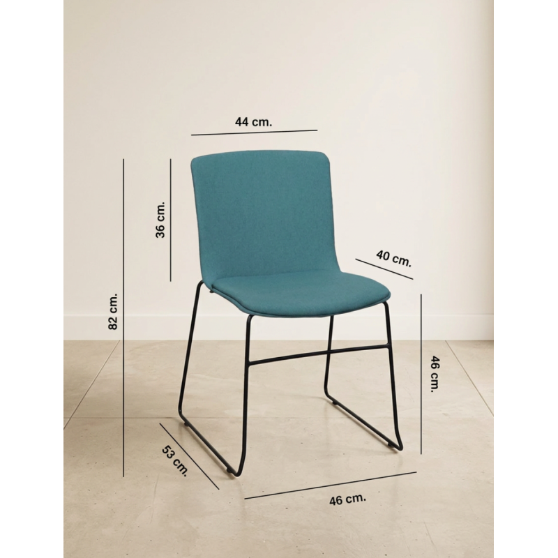 Silla Confidente Glove de Forma 5 - Montiel