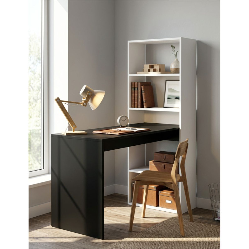 Mesa de Estudio con Estantería Reversible - Montiel