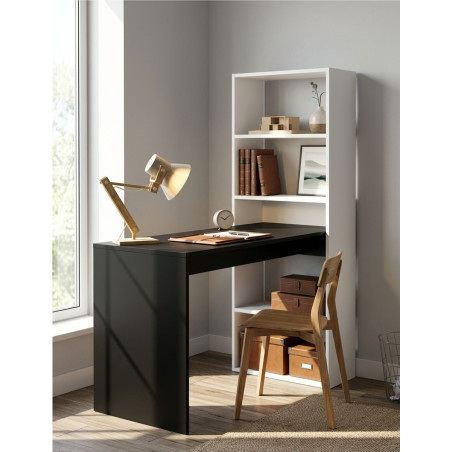 Mesa de Estudio con Estantería Reversible - Montiel