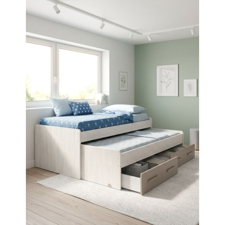 Cama Nido + 2 Cajones (190x90 - 180x90)  - Montiel