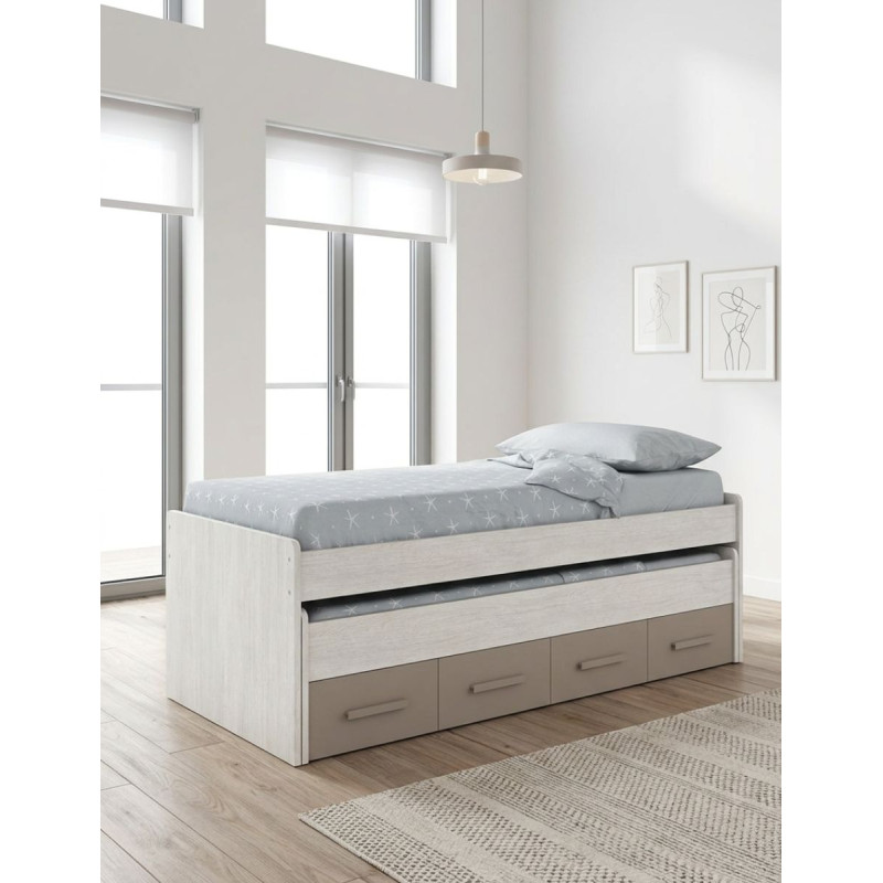 Cama Nido + 2 Cajones (190x90 - 180x90)  - Montiel