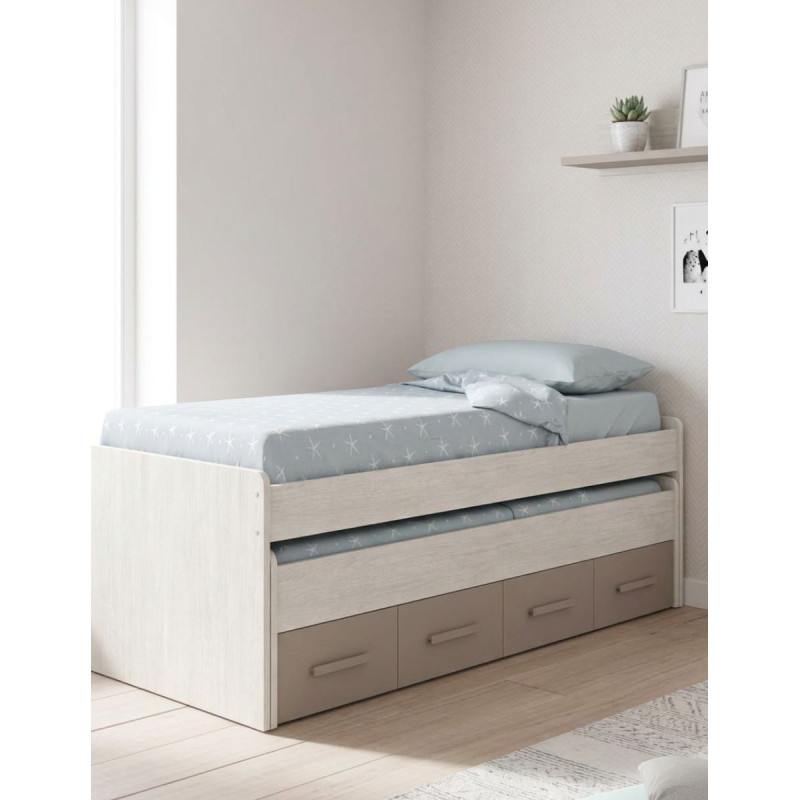 Cama Nido + 2 Cajones (190x90 - 180x90) - Montiel