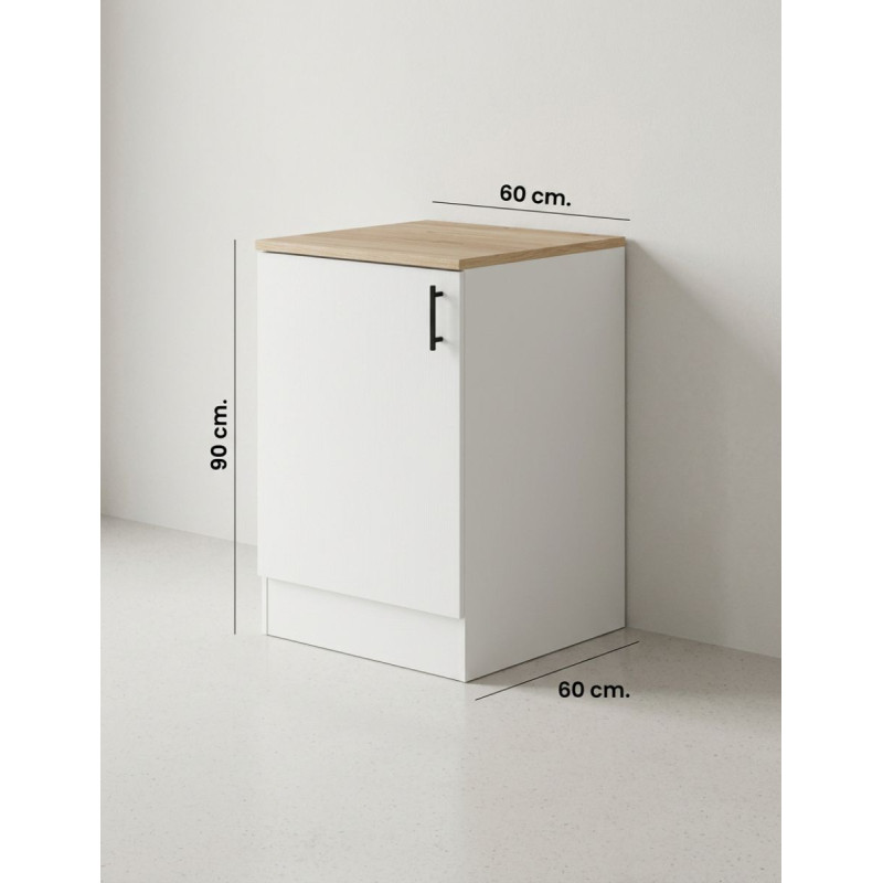 Mueble de Cocina Bajo Kira 90x60 cm. - Montiel