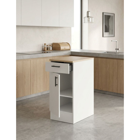 Mueble Cocina Bajo Kira 1 Cajón y 1 Puerta - Montiel