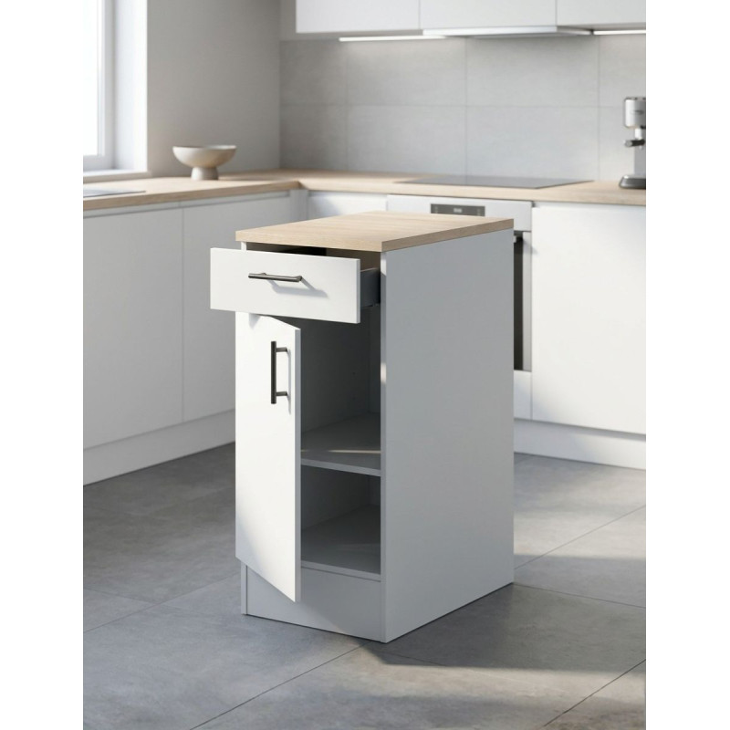 Mueble Cocina Bajo Kira 1 Cajón y 1 Puerta - Montiel