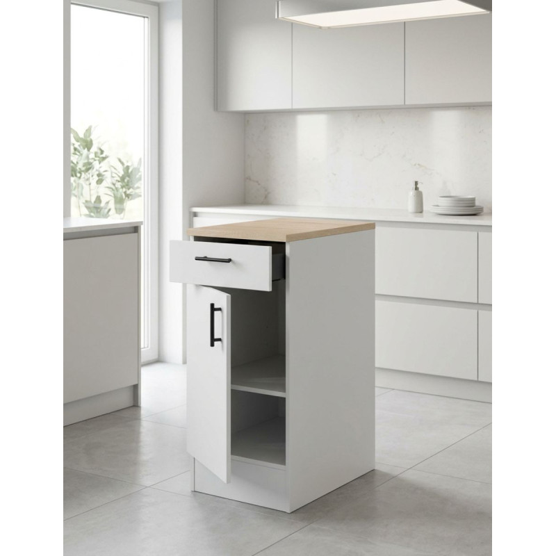 Mueble Cocina Bajo Kira 1 Cajón y 1 Puerta - Montiel