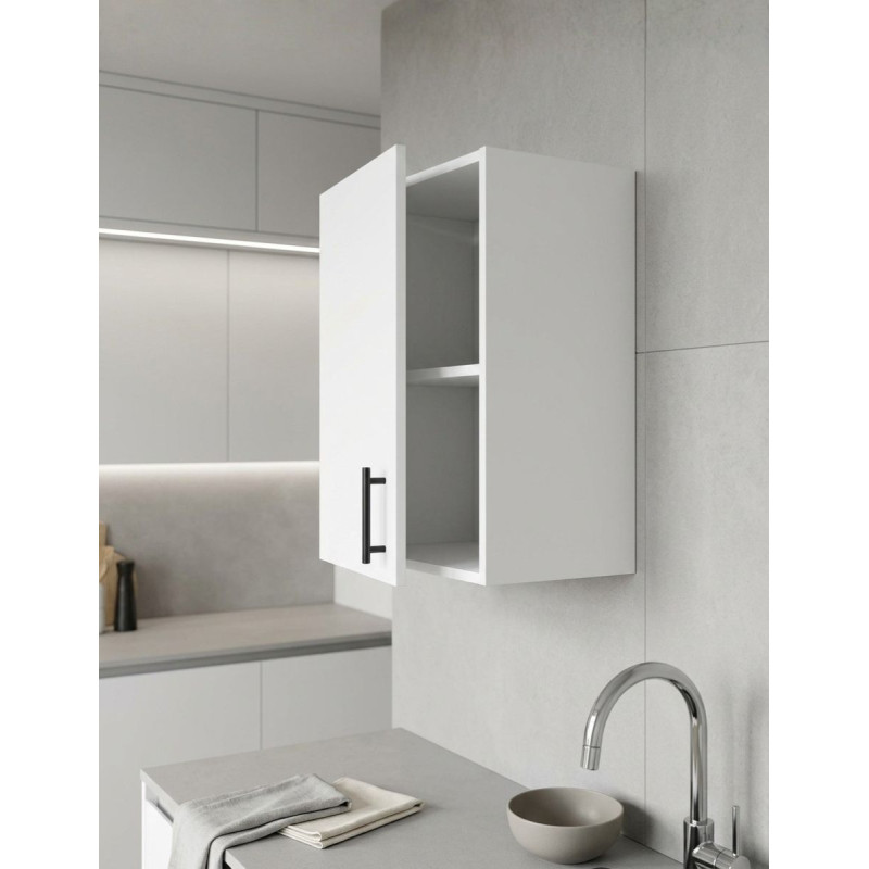 Mueble Cocina para Colgar 40 cm. Blanco Brillo - Montiel