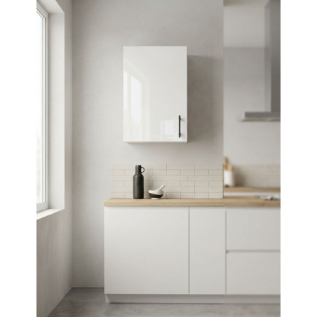 Mueble Cocina para Colgar 40 cm. Blanco Brillo - Montiel