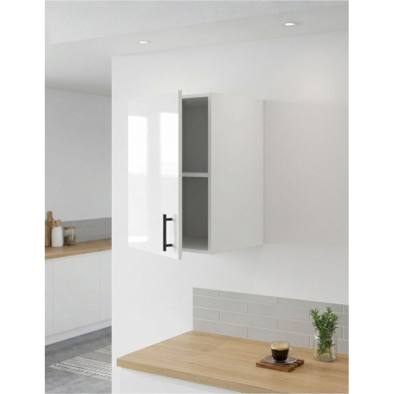 Mueble Cocina para Colgar 40 cm. Blanco Brillo - Montiel