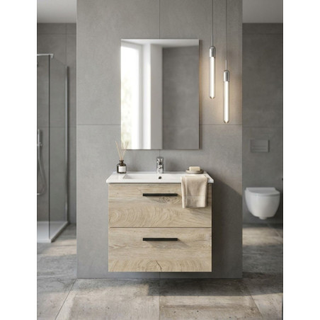 Mueble Baño Suspendido Noa para Lavabo con Espejo - Montiel