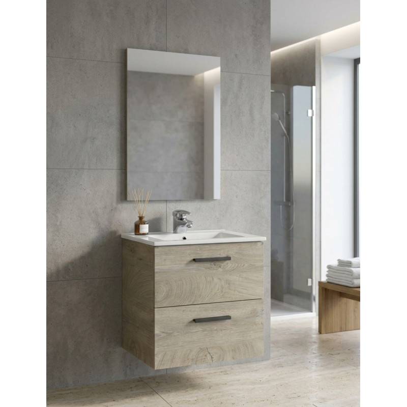 Mueble Baño Suspendido Noa para Lavabo con Espejo - Montiel
