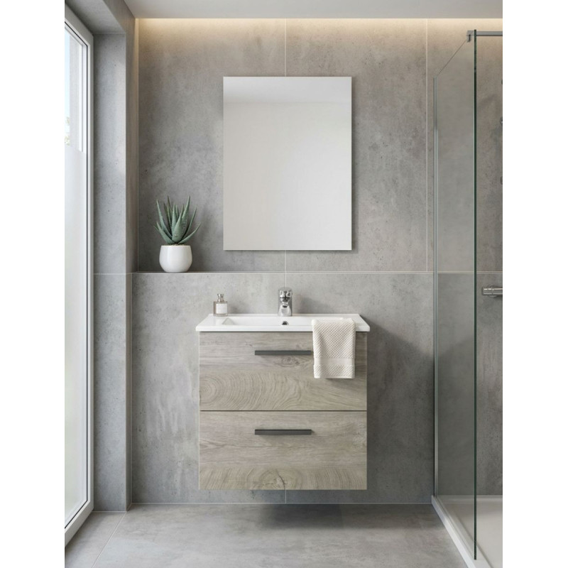 Mueble Baño Suspendido Noa para Lavabo con Espejo - Montiel