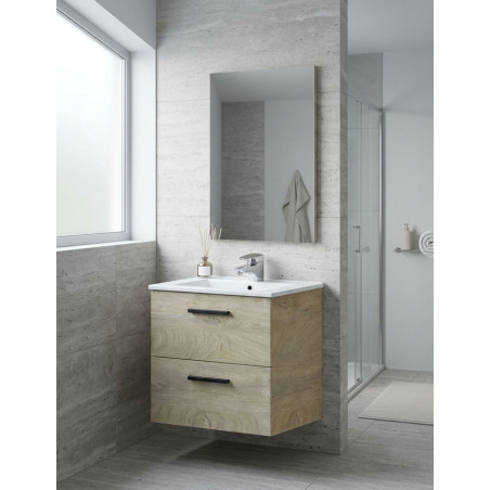 Mueble Baño Suspendido Noa para Lavabo con Espejo - Montiel