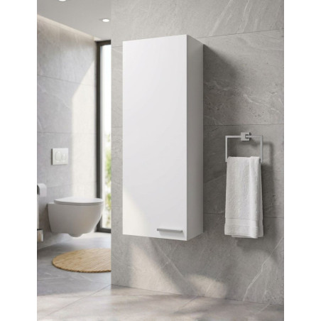 Camerino de Baño Koncept 1 Puerta Blanco Brillo - Montiel