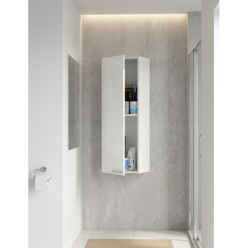 Camerino de Baño Koncept 1 Puerta Blanco Brillo - Montiel