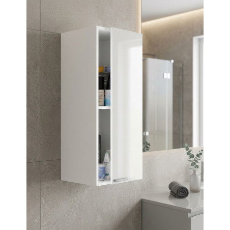 Camerino de Baño Koncept 1 Puerta Blanco Brillo - Montiel