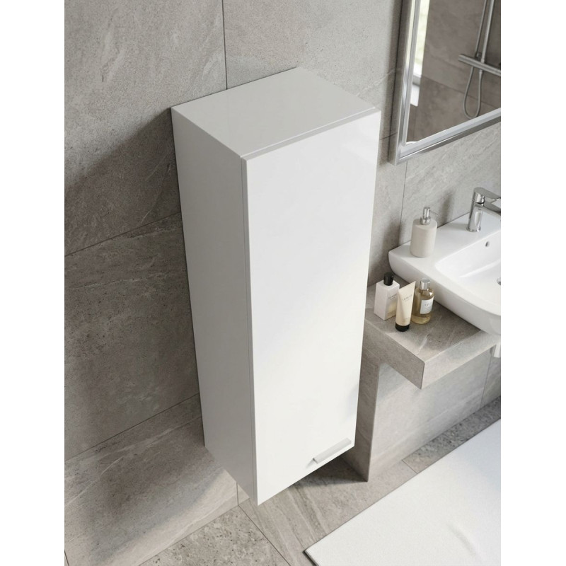 Camerino de Baño Koncept 1 Puerta Blanco Brillo - Montiel