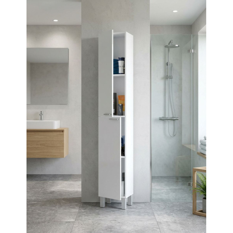 Armario de Baño Koncept Alto Blanco Brillante - Montiel
