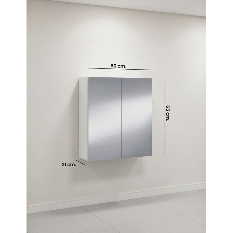 Módulo Camerino con Espejo de 2 Puertas - Montiel