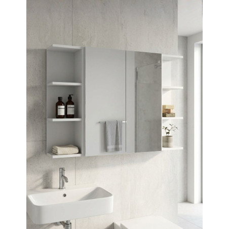 Módulo Rinconero Baño Blanco Brillo Colgante - Montiel