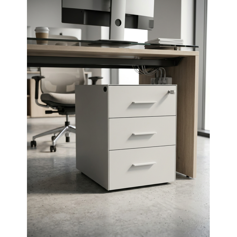 Cajonera Blanca de Steelcase - Montiel