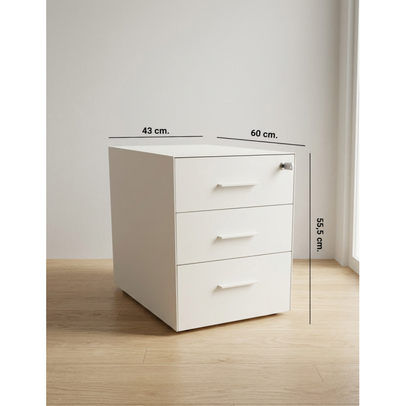 Cajonera Blanca de Steelcase - Montiel