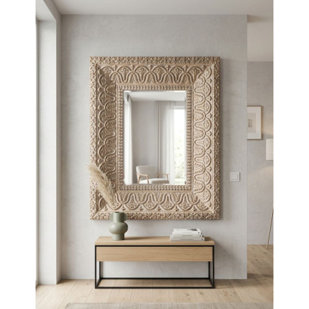 Espejo Barviere de Recepción Beige 151x121 cm. - Montiel