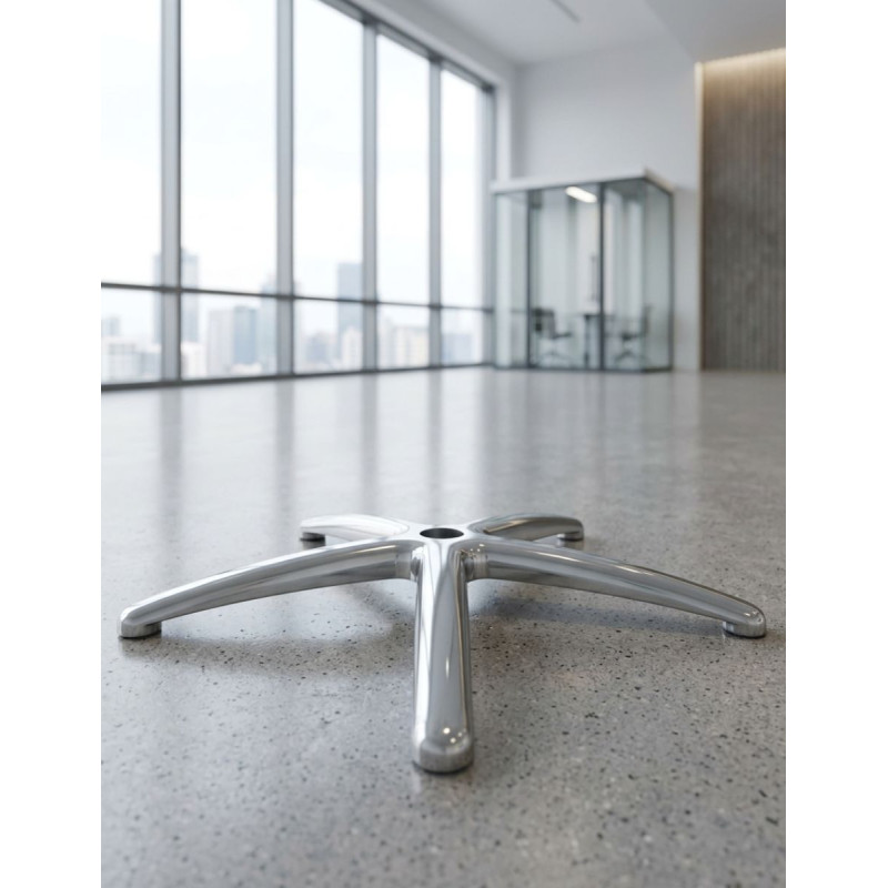 ▷ Base Cromada para sillas giratorias - Muebles de Oficina Montiel