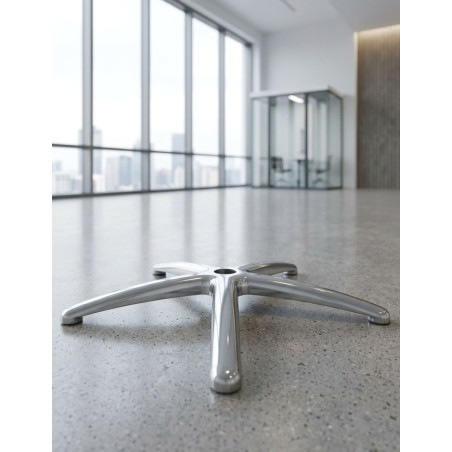 ▷ Base Cromada para sillas giratorias - Muebles de Oficina Montiel