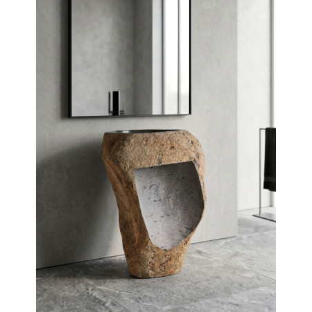 Lavabo Escorpión Piedra Natural Marrón - Montiel