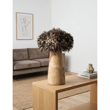 Lámpara Sobremesa Ghedas Madera de Teka 75x50 cm. - Montiel