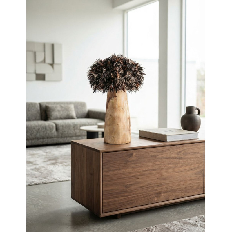 Lámpara Sobremesa Ghedas Madera de Teka 75x50 cm. - Montiel