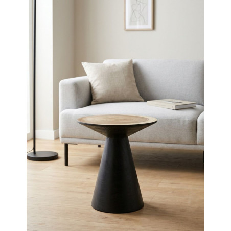 Mesa Auxiliar Arusa 48x50 cm. Madera Suar - Montiel