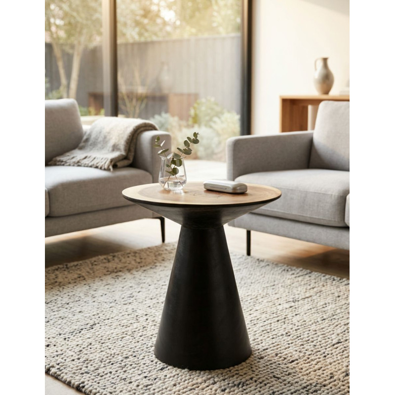 Mesa Auxiliar Arusa 48x50 cm. Madera Suar - Montiel