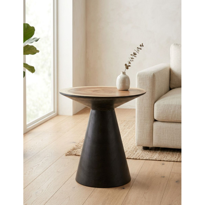 Mesa Auxiliar Arusa 48x50 cm. Madera Suar - Montiel