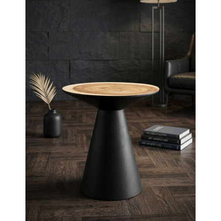 Mesa Auxiliar Arusa 48x50 cm. Madera Suar - Montiel