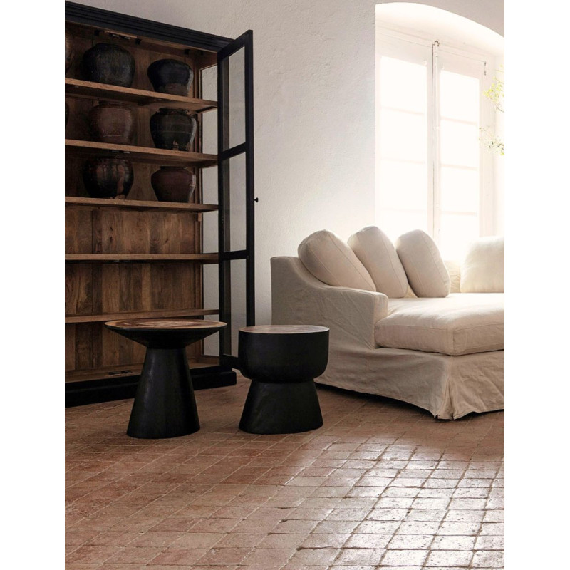 Mesa Auxiliar Arusa 48x50 cm. Madera Suar - Montiel
