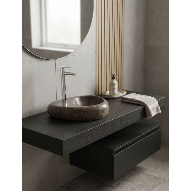 Lavabo Cáncer de Piedra Natural Gris - Montiel