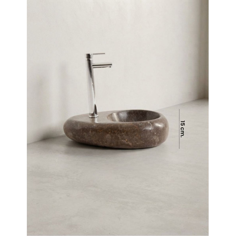 Lavabo Cáncer de Piedra Natural Gris - Montiel