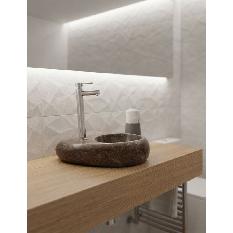 Lavabo Cáncer de Piedra Natural Gris - Montiel