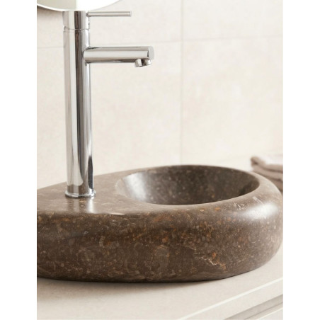 Lavabo Cáncer de Piedra Natural Gris - Montiel