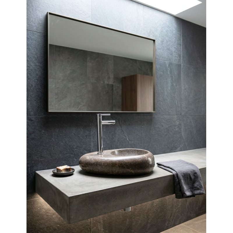 Lavabo Cáncer de Piedra Natural Gris - Montiel