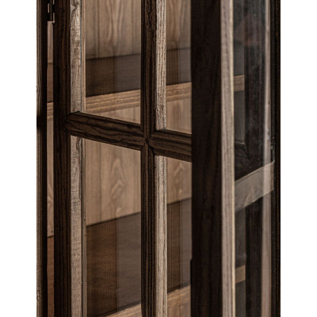 Vitrina Tartu Alta Madera de Olmo 175x130 cm. - Montiel