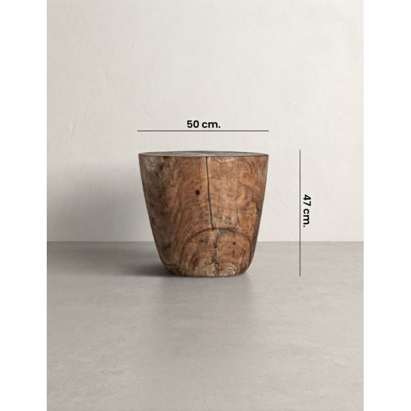 Mesa Auxiliar Chitsa 47x50 cm. de Madera - Montiel