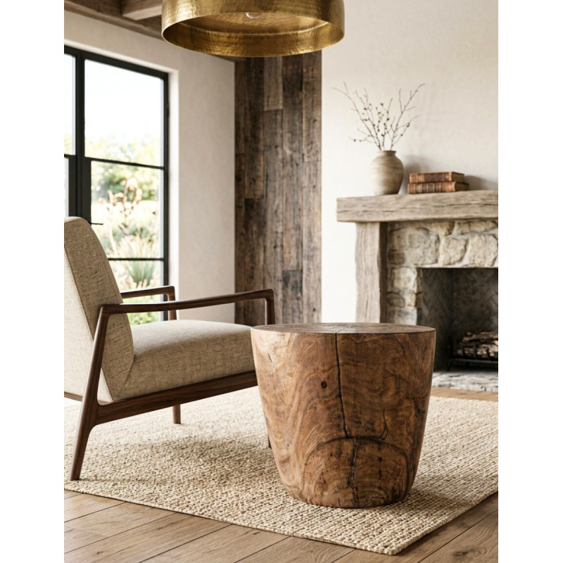 Mesa Auxiliar Chitsa 47x50 cm. de Madera - Montiel