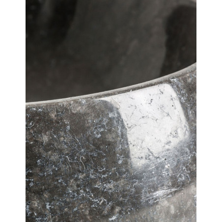 Lavabo Capricornio de Mármol Negro Brillante - Montiel