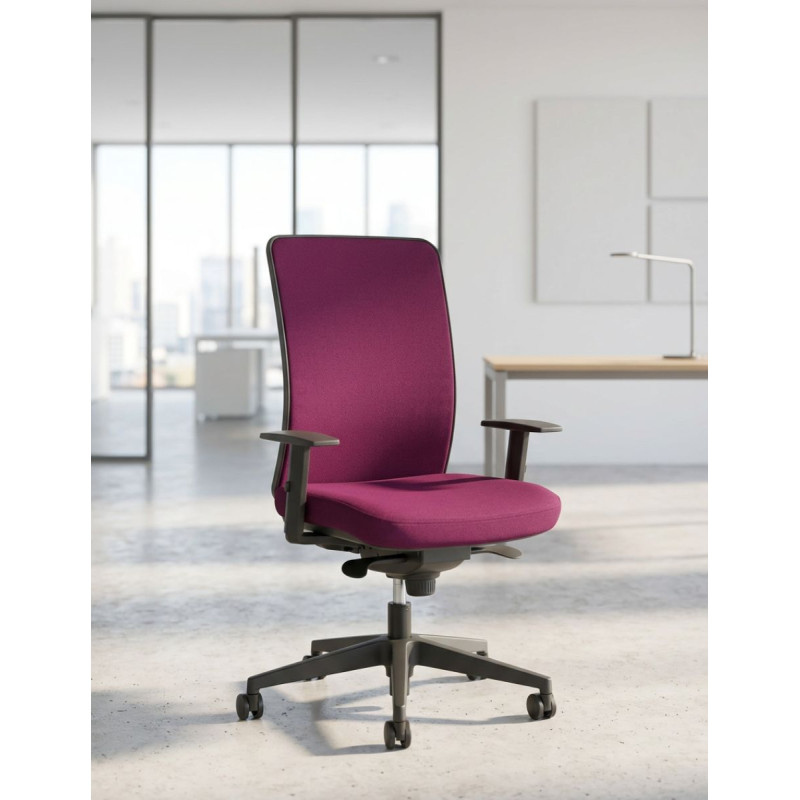 Silla Ergonómica Louise Tapizada de Kunna - Oficinas Montiel