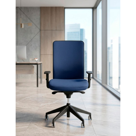 Silla Ergonómica Louise Tapizada de Kunna - Oficinas Montiel