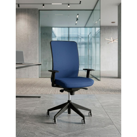 Silla Ergonómica Louise Tapizada de Kunna - Oficinas Montiel